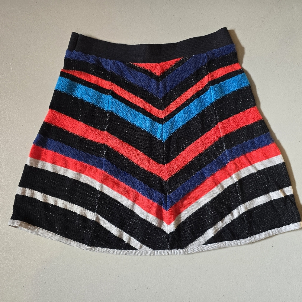 Free People colorful knit skirt